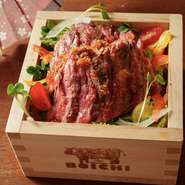 カイノミは、肉質が非常に柔らかくとてもヘルシーな希少部位です。
※スープ付き