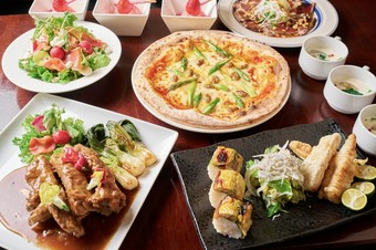 「忘年会コースご予約で15％OFF！」
「貸切でのご予約（30名様以上）で幹事1名様分無料！」