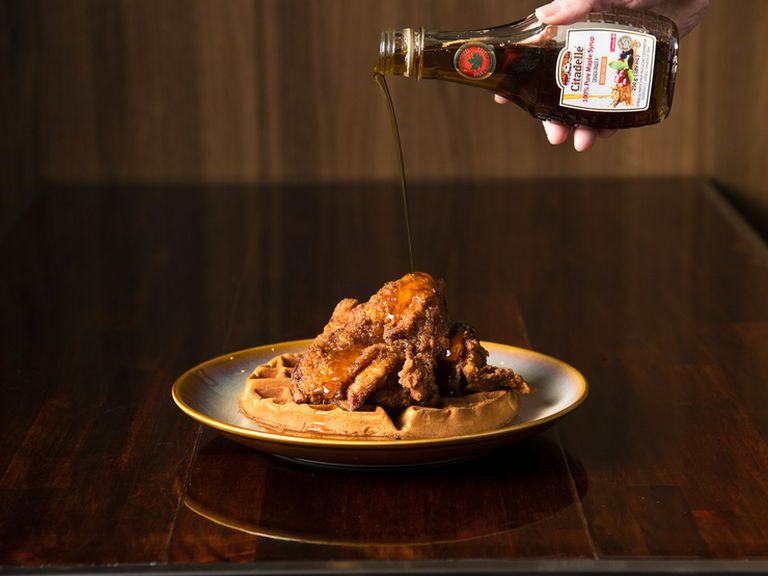 メープルシロップをかければ、また違った味わいに