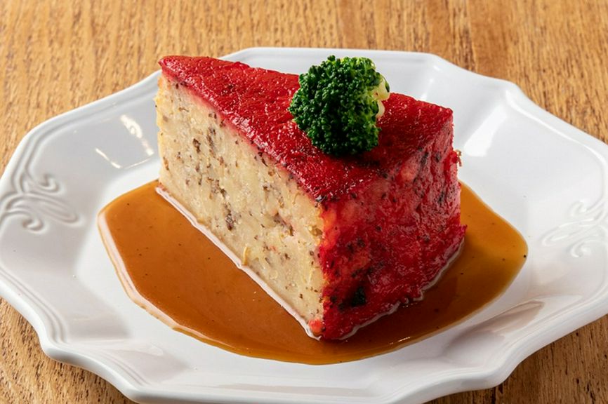 肉じゃがのケーキ仕立て