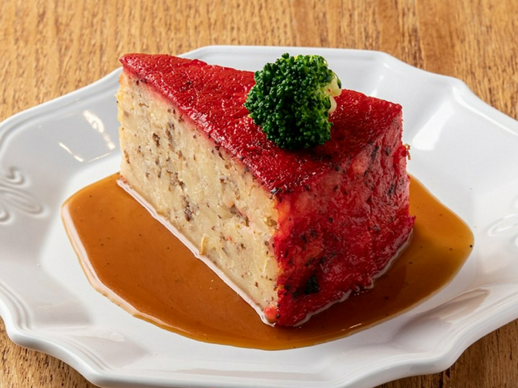 肉じゃがのケーキ仕立て