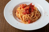 シンプルなとまとソースをMadre風にアレンジ。