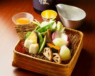 竹蒸し野菜　ウニソース~ばーにあかうだ~