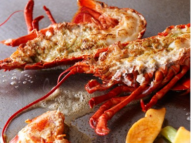 伊勢海老鉄板焼き（半身）