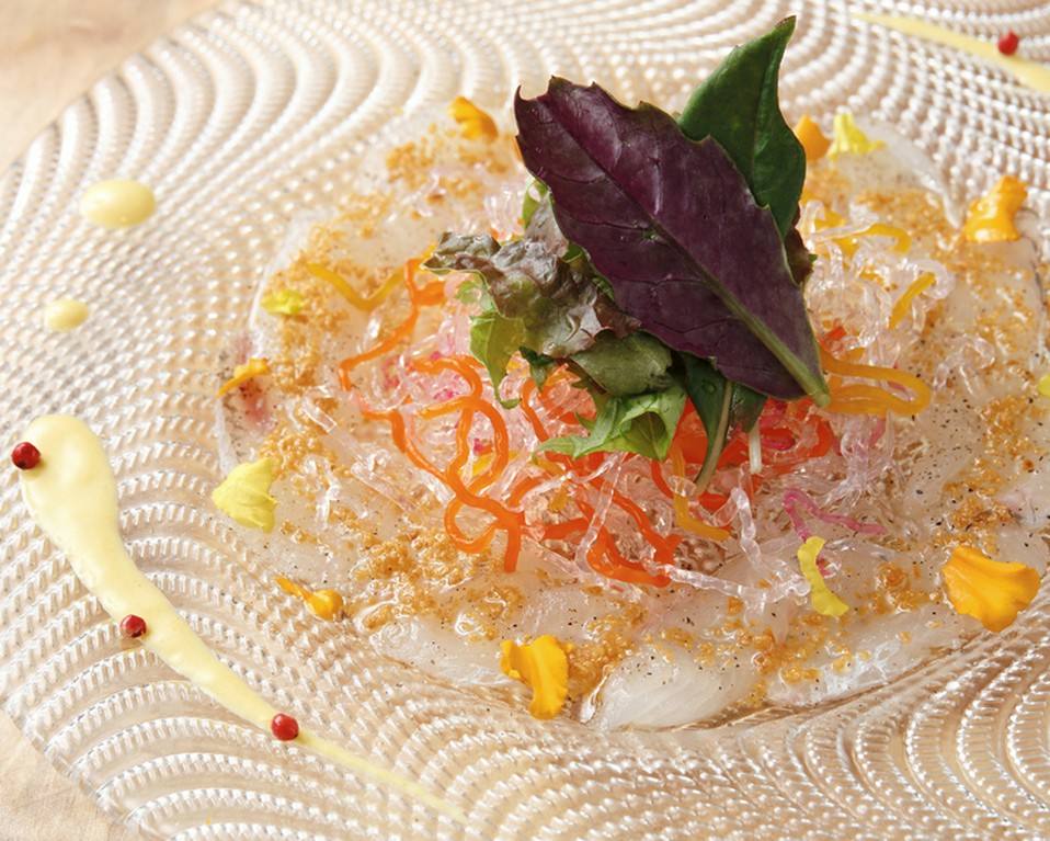 白身魚カルパッチョ