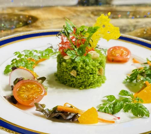 地元野菜を使った創作フレンチ