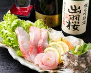 金目鯛の煮付けは定番の伊東名物ですが、お刺身はお刺身で脂がのっていて抜群においしいです。
