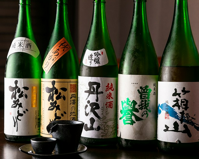 日本酒にこだわっている