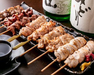 うえちゃんおまかせ串焼きの盛り合わせ（5本）