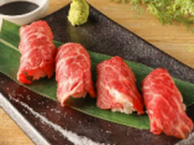 国産和牛 ザブトンの肉寿司
