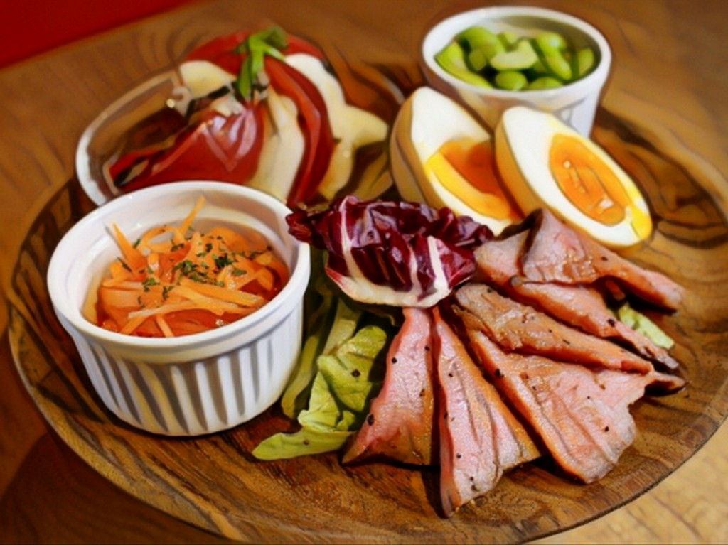 前菜の盛り合わせ5種