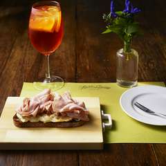 Cacio Tortas with Mortadella