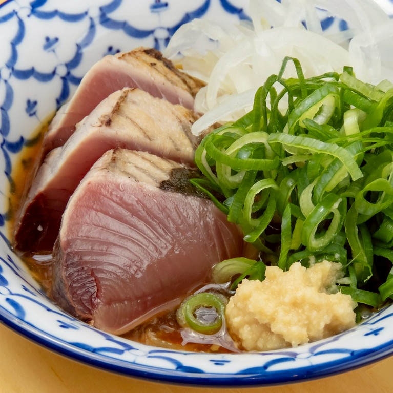 炙りカツオのネギまみれ