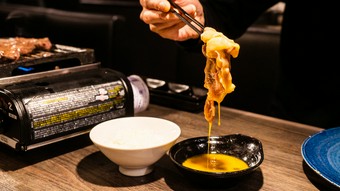 焼しゃぶとろけるサーロイン　On the ライス付き