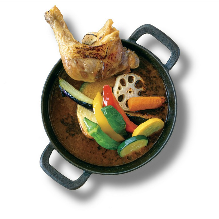 スパイシースープ×チキンレッグ