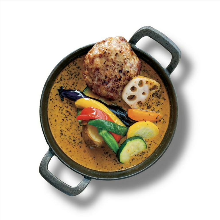 クリーミースープ×ハンバーグ