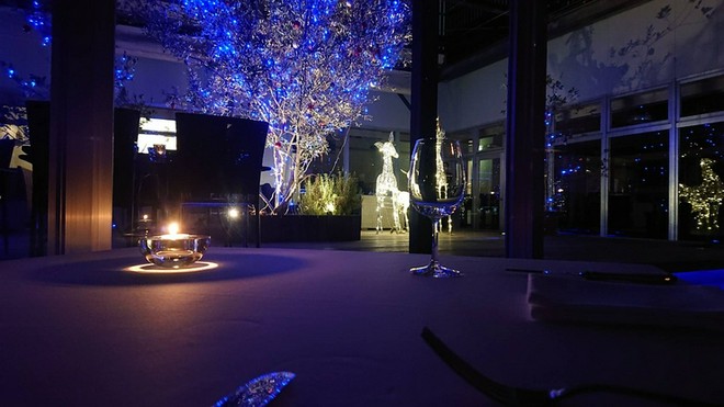 テラス席がある