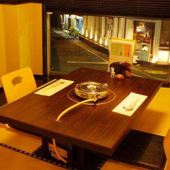 和の趣のある個室でゆっくりと