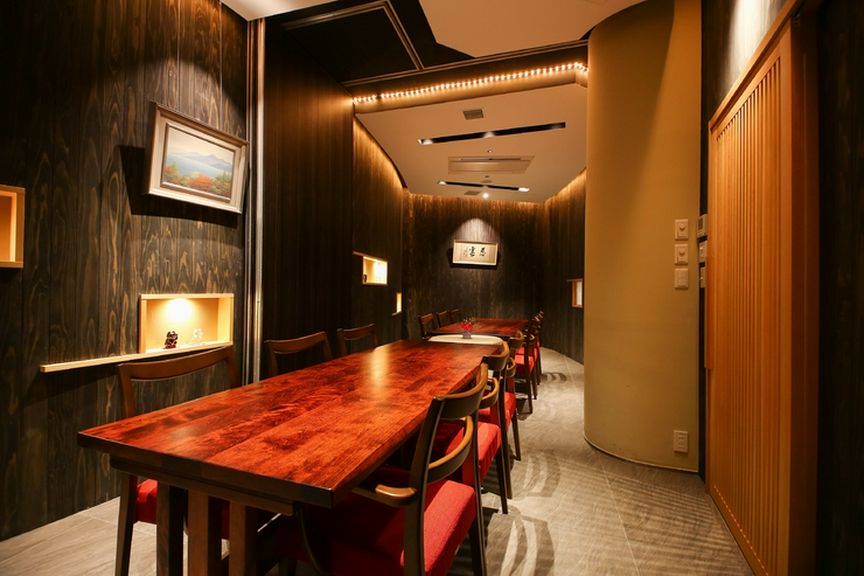 開放感のある個室になっております。