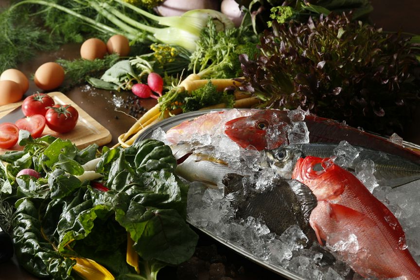 こだわった旬の食材