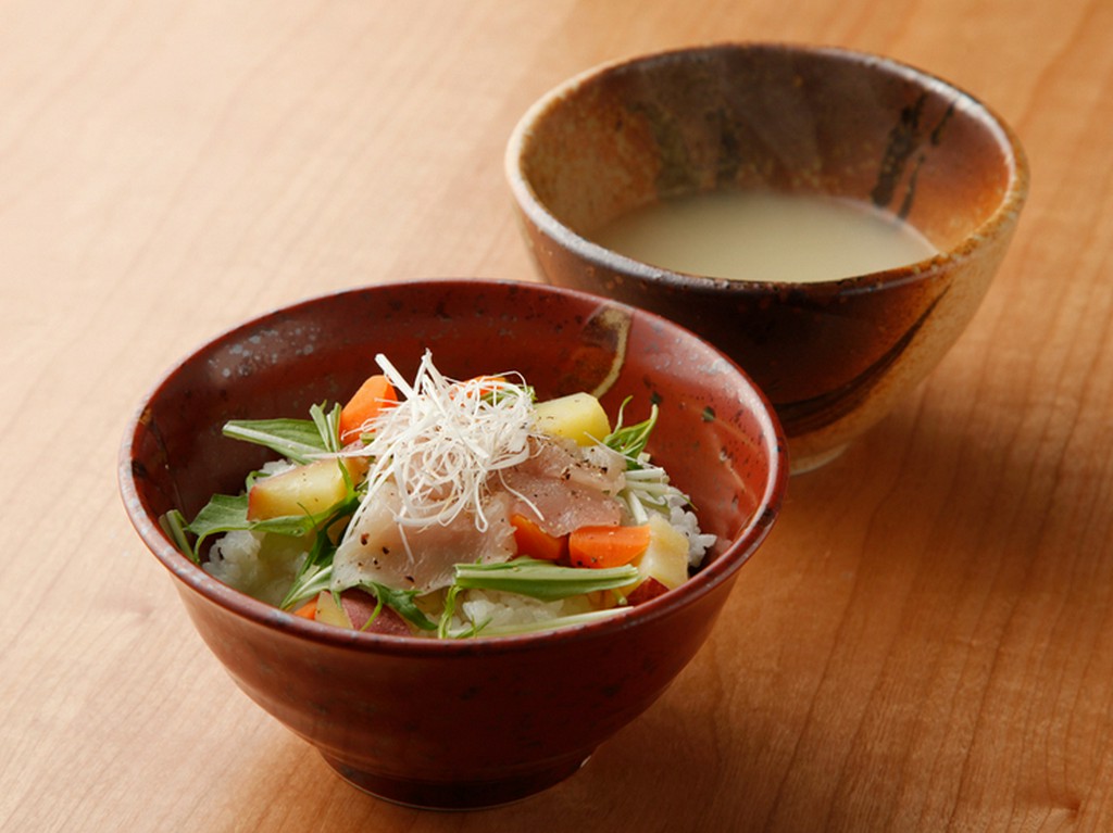 鶏すーぷ茶漬け