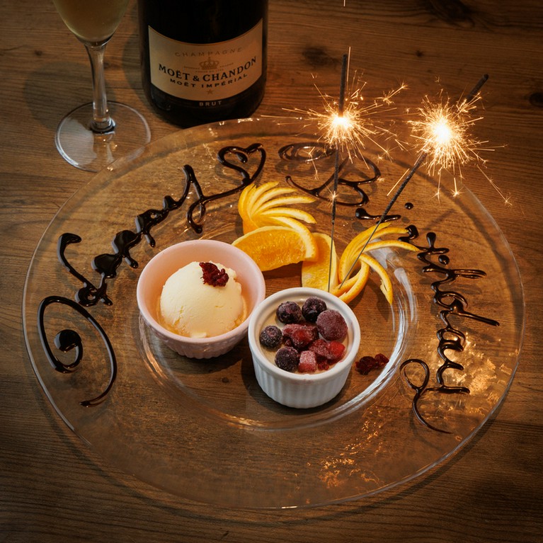 メッセージ付きドルチェプレート