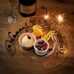 メッセージ付きドルチェプレート