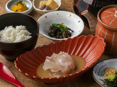 天草鯛の茶漬けご膳