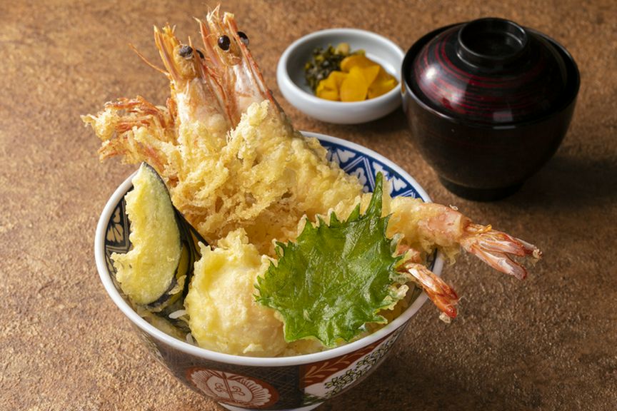 「車海老天丼」