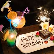 店人気のメニューをチョイスし誕生日、記念日にぴったりなプレートをご用意致します！