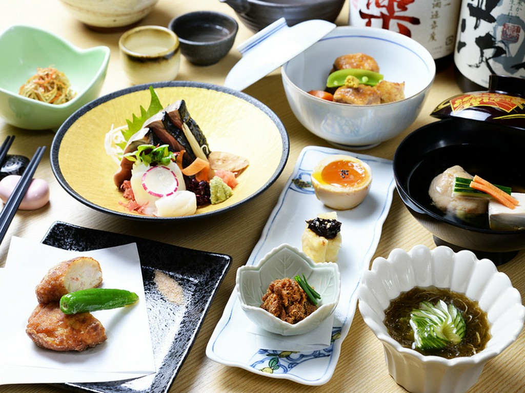 料理人によって厳選された食材たち。さまざまな出合いを楽しめる