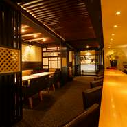 ゆったりとした贅沢空間で長崎食材中心の美味しい食事をごゆっくりどうぞ