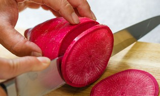 ともかく美味しい。地元の農家から仕入れる「島原野菜」