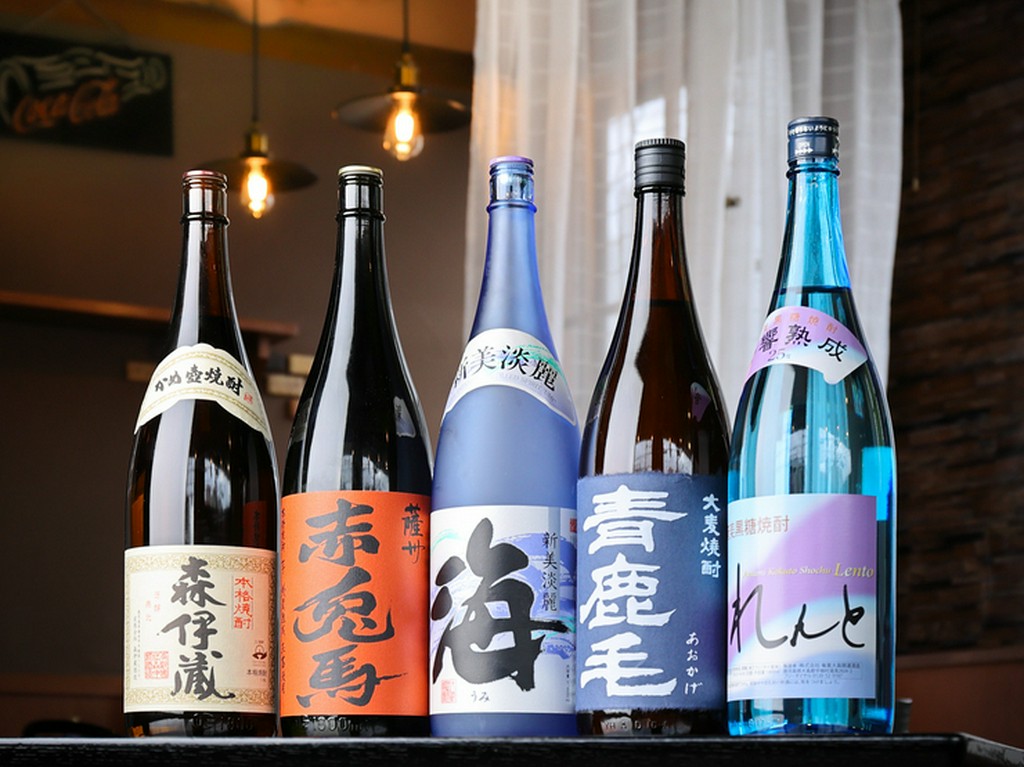 定番から気になる新作まで取り揃えられた焼酎