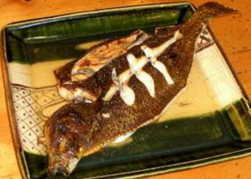 カレイの酒焼き