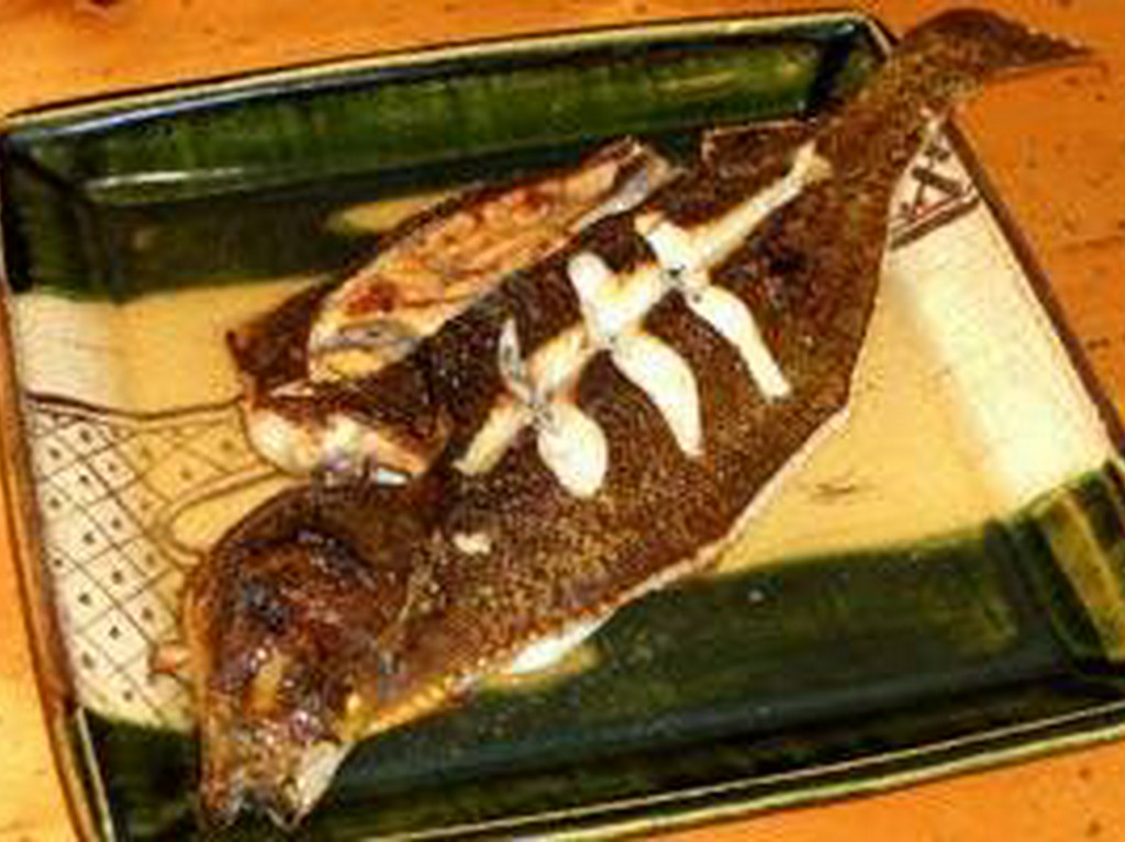 カレイの酒焼き