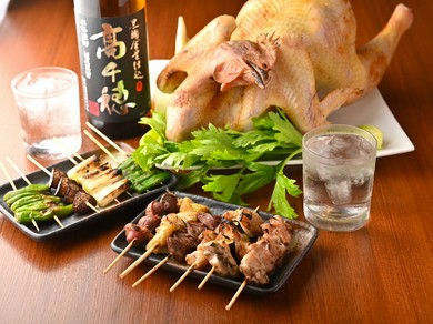 渋谷の個室居酒屋でこだわりの焼き鳥が食べ放題！