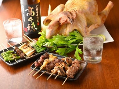 渋谷の個室居酒屋でこだわりの焼き鳥が食べ放題！
