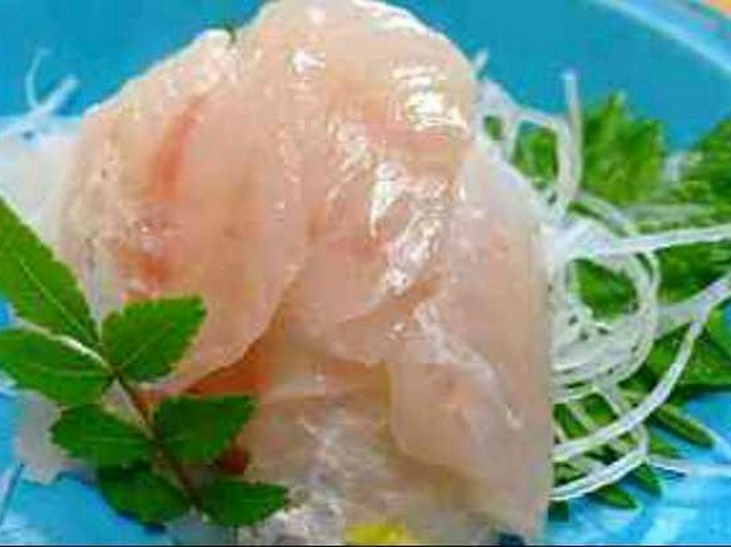 　ノドグロ薄造り