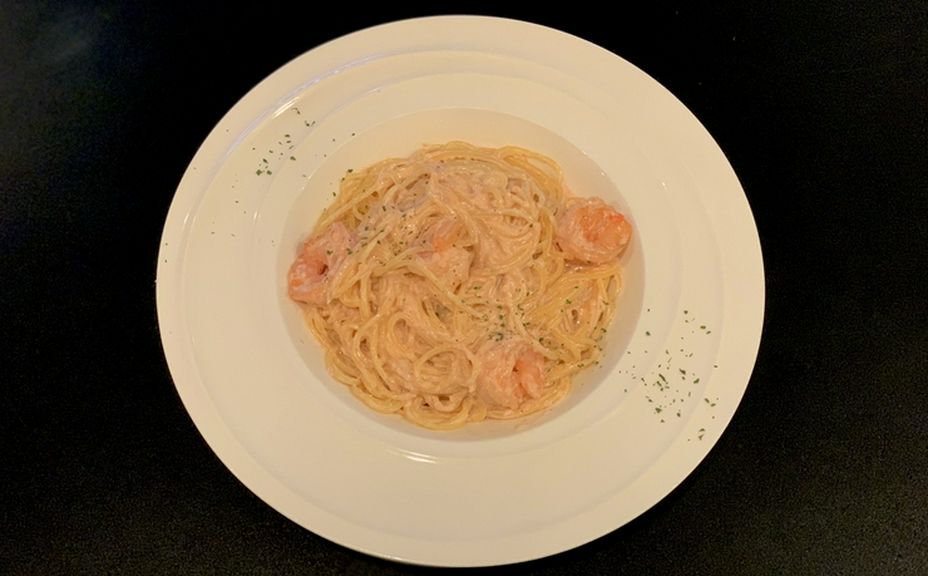 明太子クリームパスタ