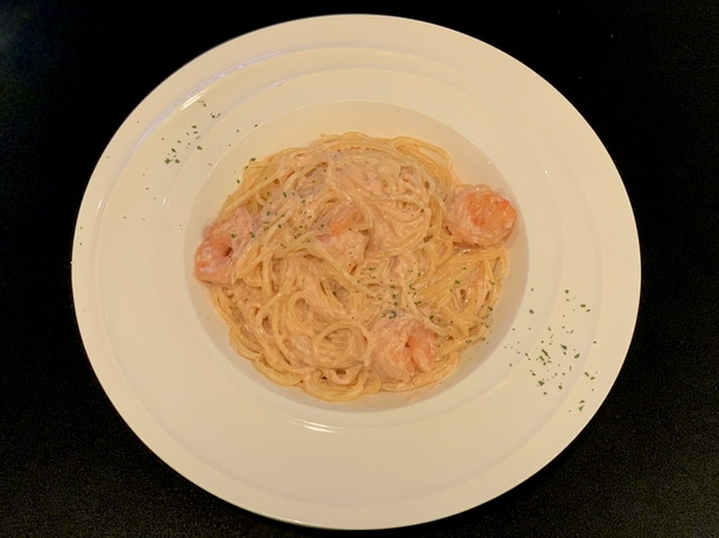 明太子クリームパスタ