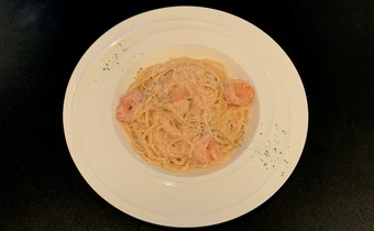 明太子クリームパスタ