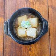 「兎豆屋」さんの宮城県産大豆を使用した「伊達うさぎ」
これを韓国風揚げ出し豆腐にしました。
豆腐の香りを楽しむなら断然こちらがお勧めです。