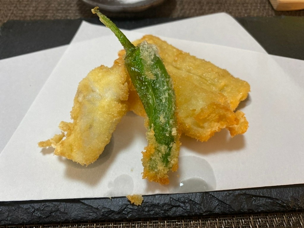 揚げ物（湯葉・旬の魚と野菜）