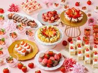 2～4月の(火)(水)と一部の(日)(祝)限定開催！苺が主役の、甘くときめく世界観のスイーツビュッフェです