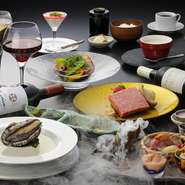 希少な「華鶴和牛」のフィレとサーロイン、両方のステーキを1度に味わえるプレミアムコースです。また、コースのお料理全て、その日のベストと納得できるものをご提供いたします。