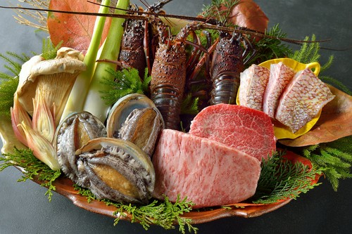 海山の石焼材料