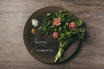 Bouquet de carpaccio