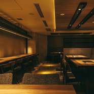 落ち着いた雰囲気の店内は、記念日・誕生日・デートディナーなど様々なシーンでお楽しみいただけます。