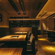 落ち着いた雰囲気の店内なので、記念日や大切な日のご利用にも最適です。